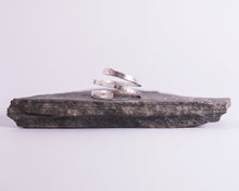 Load image into Gallery viewer, Hammered Spiral Wrap Ring - Recycled Sterling Silver