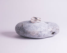 Load image into Gallery viewer, Hammered Spiral Wrap Ring - Recycled Sterling Silver