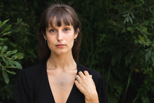 Load image into Gallery viewer, Small Hammered Hoops - Recycled Sterling Silver