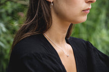 Load image into Gallery viewer, 3 Small Hoops Necklace - Recycled Sterling Silver