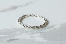Load image into Gallery viewer, Twisted Ring - Recycled Sterling Silver