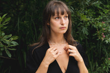 Load image into Gallery viewer, Concentric Circles Necklace - Recycled Sterling Silver