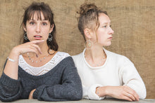 Load image into Gallery viewer, Celestial Squares Necklace - Recycled Sterling Silver