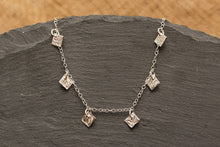 Load image into Gallery viewer, Celestial Squares Bracelet - Recycled Sterling Silver
