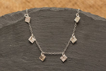 Load image into Gallery viewer, Celestial Squares Bracelet - Recycled Sterling Silver