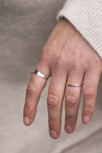 Load image into Gallery viewer, Tapered Ring - Recycled Sterling Silver
