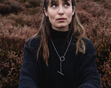 Load image into Gallery viewer, Hammered Rectangle Stud Earrings - Recycled Sterling Silver