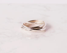 Load image into Gallery viewer, Russian Wedding Ring - Recycled Sterling Silver