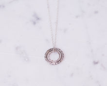 Load image into Gallery viewer, Concentric Circles Necklace - Recycled Sterling Silver