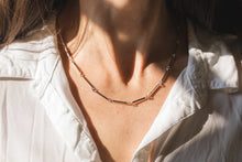 Load image into Gallery viewer, Square Wire Chain Necklace - Recycled Silver

