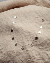 Load image into Gallery viewer, Celestial Squares Necklace - Recycled Sterling Silver
