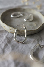 Load image into Gallery viewer, Shell Pressed Hoops
