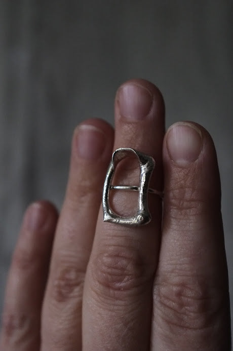 Organic Circle Ring - Size J
