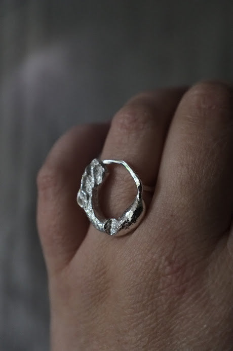Organic Circle Ring - Size P