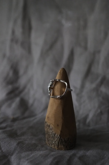 Organic Circle Ring - Size Q