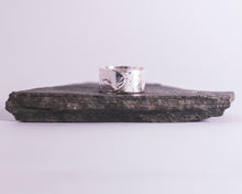 Load image into Gallery viewer, Chunky Overlap Ring - Recycled Sterling Silver
