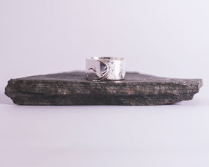 Chunky Overlap Ring - Recycled Sterling Silver