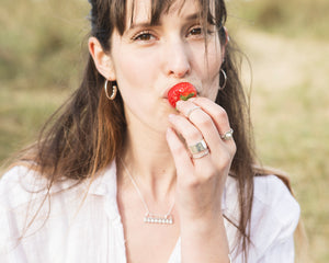 Chunky Overlap Ring - Recycled Sterling Silver