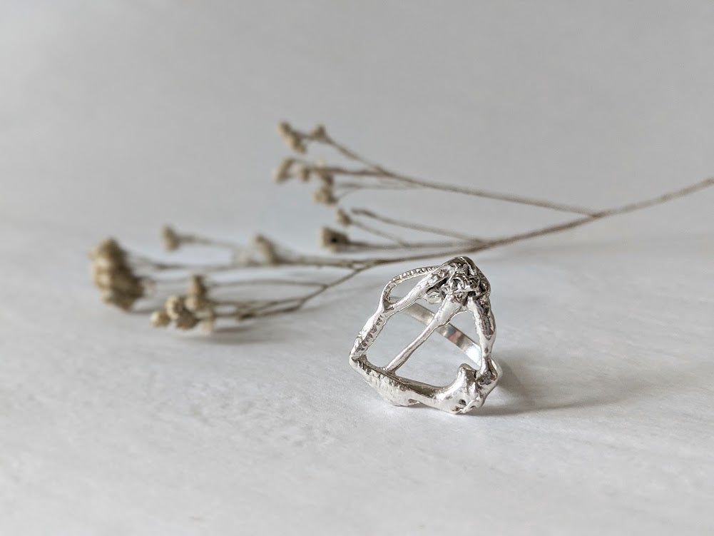 Organic Circle Ring - Size J