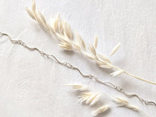 Load image into Gallery viewer, Wave Chain Necklace - Recycled Sterling Silver
