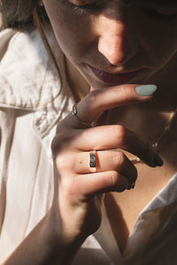 Moon Phase Ring - Recycled Sterling Silver