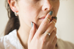 Moon Phase Ring - Recycled Sterling Silver