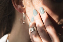 Load image into Gallery viewer, Summer Prints Midi/Toe Ring - Set or Singular - Recycled Sterling Silver
