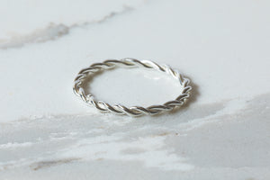 Twisted Ring - Recycled Sterling Silver