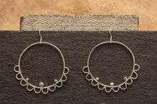 Load image into Gallery viewer, Embellished Statement Hoops
