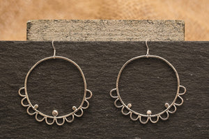 Embellished Statement Hoops