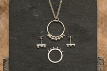 Load image into Gallery viewer, Dotted Studs - Recycled Sterling Silver
