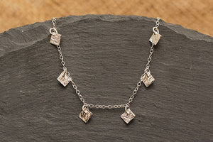 Celestial Squares Bracelet - Recycled Sterling Silver