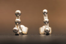 Load image into Gallery viewer, Dotted Studs - Recycled Sterling Silver
