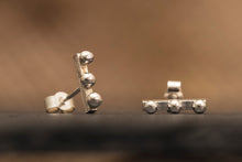Load image into Gallery viewer, Dotted Studs - Recycled Sterling Silver
