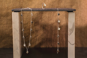 Celestial Squares Bracelet - Recycled Sterling Silver