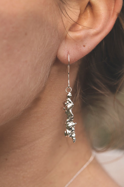 Organic Drop Earrings