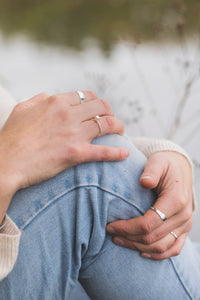 Tapered Ring - Recycled Sterling Silver
