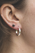 Load image into Gallery viewer, Cube Stud Earrings - Recycled Sterling Silver
