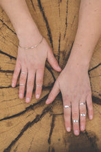 Load image into Gallery viewer, Square Wire Bangle - Recycled Sterling Silver
