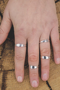 Tapered Ring - Recycled Sterling Silver