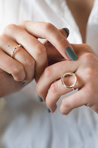 Organic Circle Ring - Size K