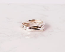 Load image into Gallery viewer, Russian Wedding Ring - Recycled Sterling Silver

