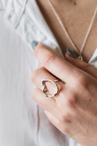 Organic Circle Ring - Size M