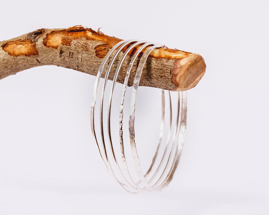 Bangle Bundle - Recycled Sterling Silver