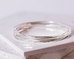 Bangle Bundle - Recycled Sterling Silver