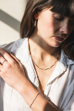 Load image into Gallery viewer, Wave Chain Necklace - Recycled Sterling Silver
